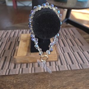 Elegant Crystal Beaded Phone Wristlet